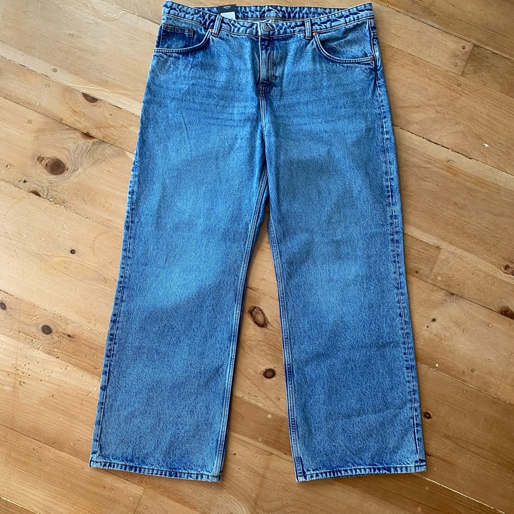 Monki classic Blue Denim Jeans nwt